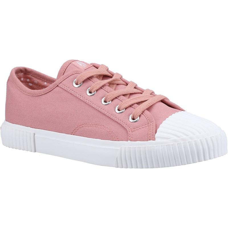 Hush Puppies Brooke Womens Lace Up Canvas Trainer