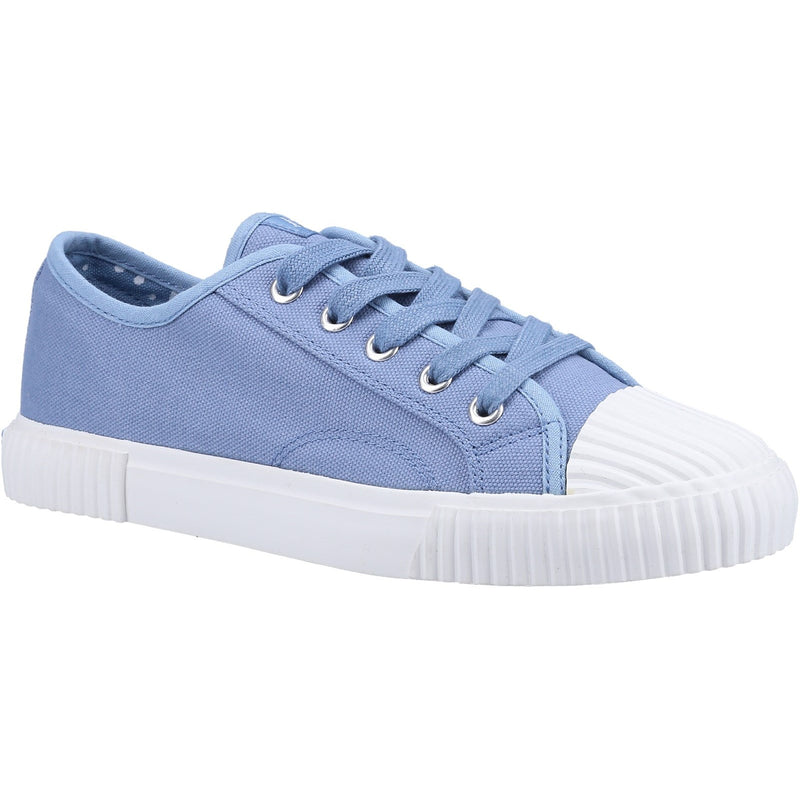Hush Puppies Brooke Womens Lace Up Canvas Trainer