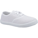 Group Five Gb Plimsoll White Med Unisex Lace-Up Shoes
