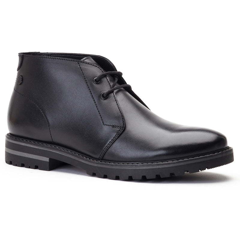 Base London Swan Waxy Leather Chukka Boot