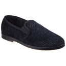 GBS Lonsdale Twin Gusset Slipper - Comfortable Men's Indoor Slip-On Shoe Soft Memory Foam Cushioned Sole Anti-Slip Rubber Grip Classic House Slippers