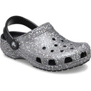 Classic Glitter Clog - Sparkly Slip-On Shoes with Soft Footbed, Back Strap for Secure Fit, Easy to Clean, Comfortable Design for Kids
