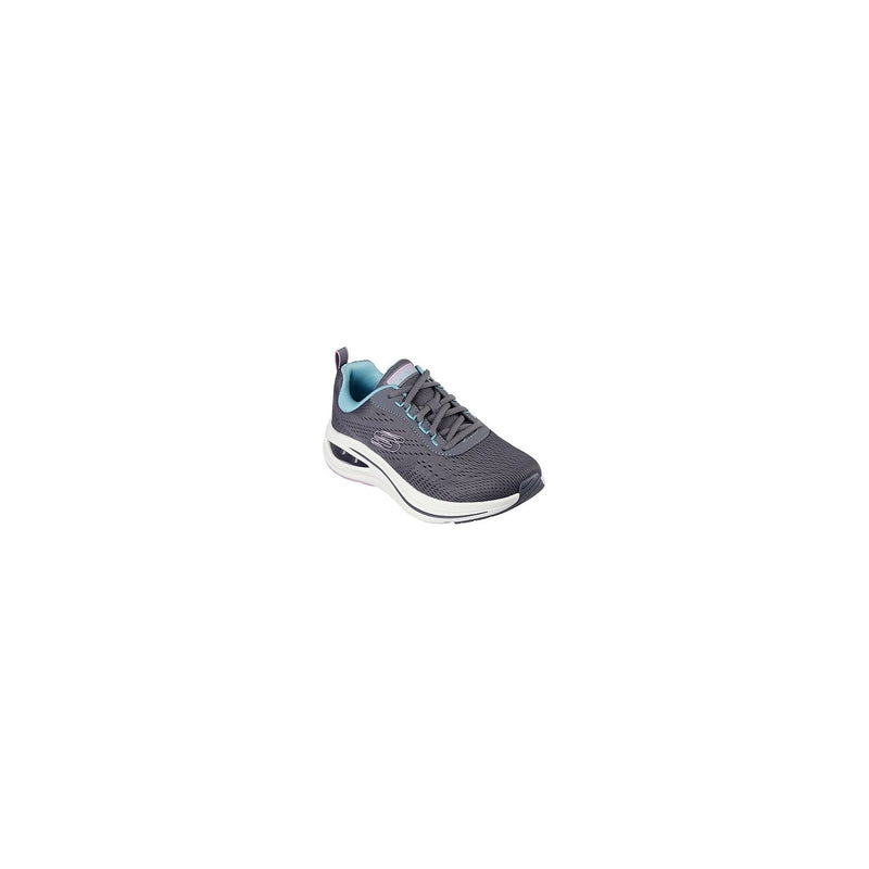 Ort Wearing Skechers Skech-Air Meta - Aired Out Womwn's Trainer
