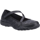Skechers Breathe-Easy Playground Poppies black Mary Jane school shoe