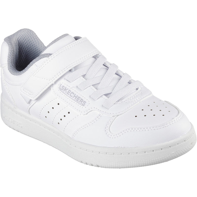 Skechers Boys Quick Street Leather Upper Trainers