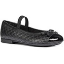 Geox Girls Plie' Junior School Shoe Black