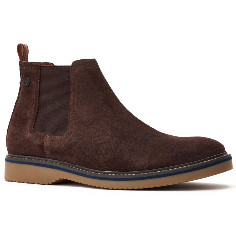 Base London Mens Suede Chelsea Boots