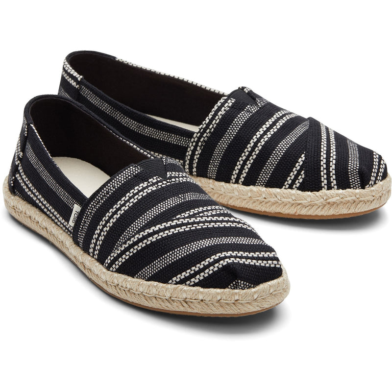 Toms Alpargata Rope Global Stripe Shoe