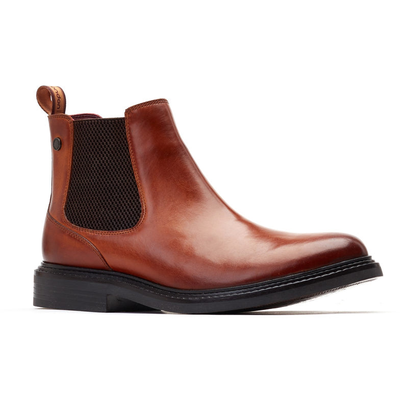 Base London Mens Denson Leather Chelsea Boots