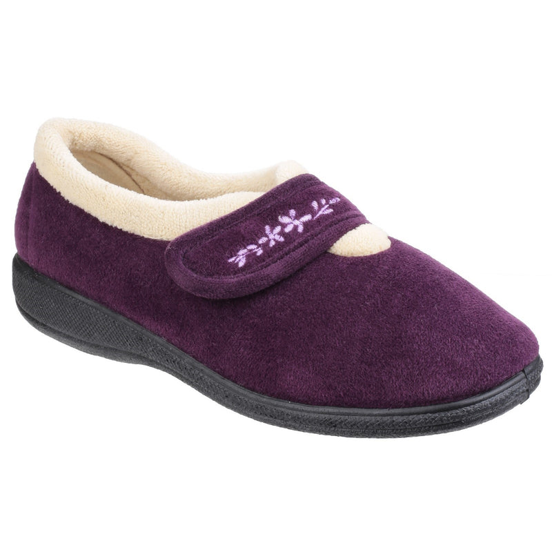 Fleet & Foster Capa Touch Fastening Memory Foam Slipper