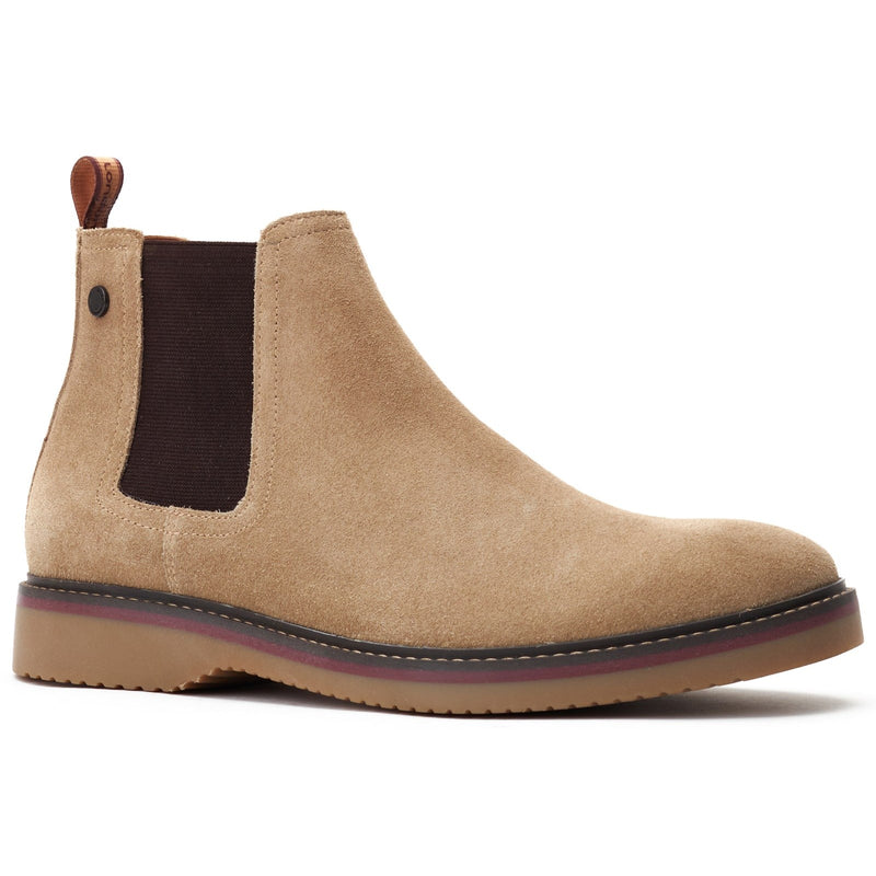 Base London Mens Suede Chelsea Boots