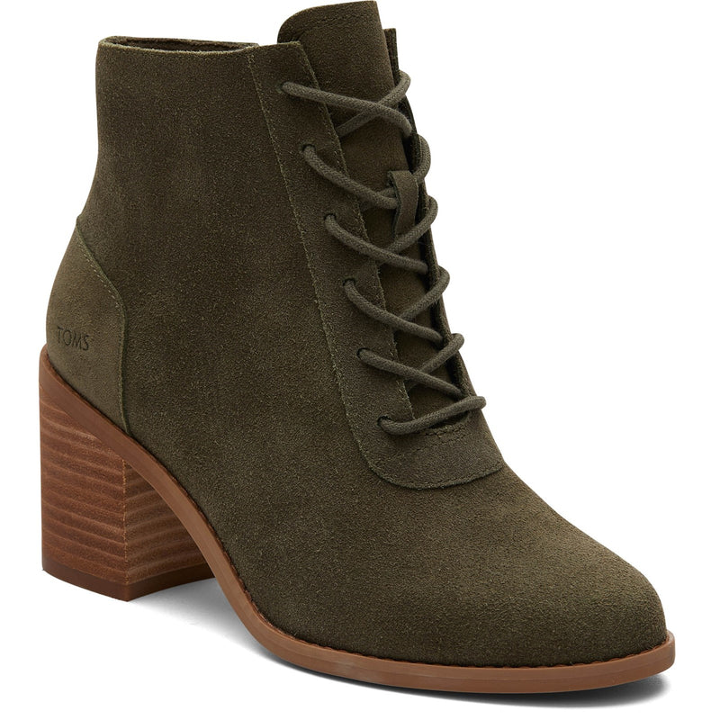Toms Women Evelyn Lace-Up Heeled Boots