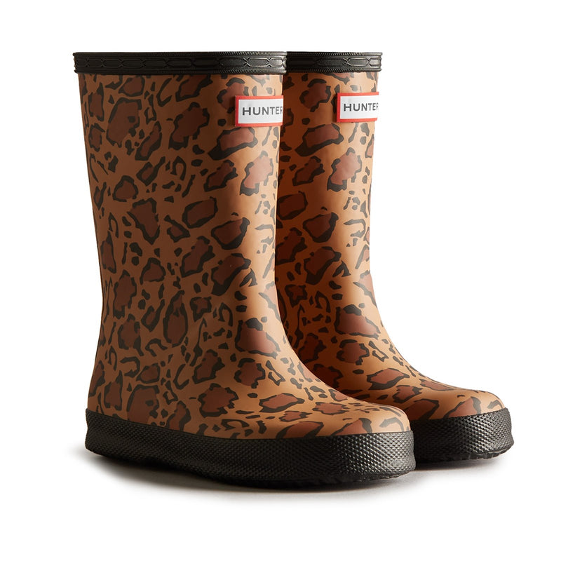 Hunter Kids Original Leopard Print Rain Boots