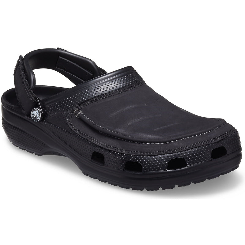 Men's Crocs Yukon Vista II Beach Shoes Adjustable Faux Leather Clogs with Secure Fit Lightweight, Flexible, Iconic Comfort Vegan Friendly