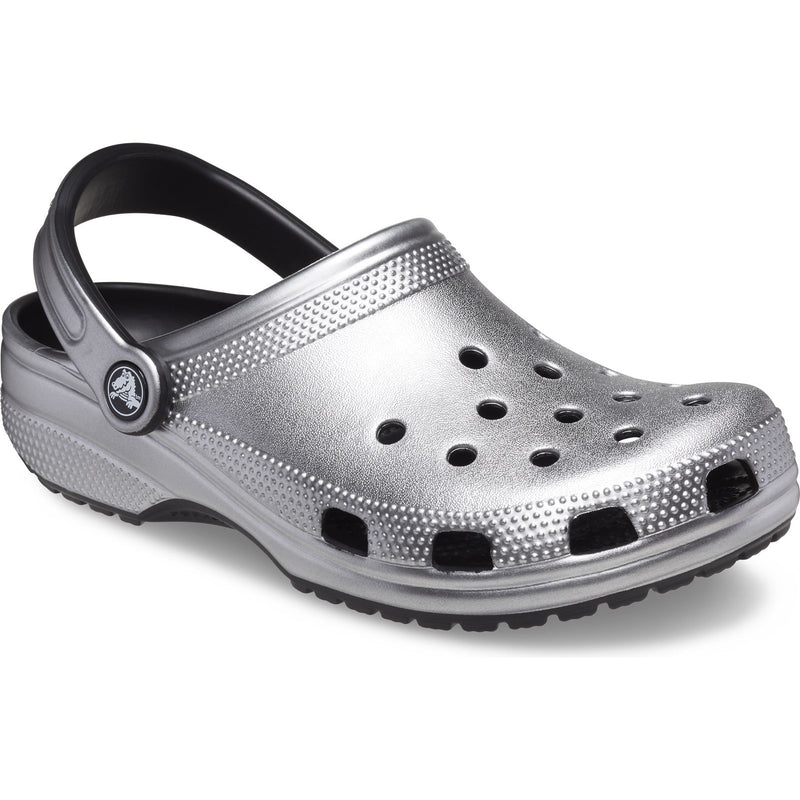 Crocs Classic Metallic Silver Clog