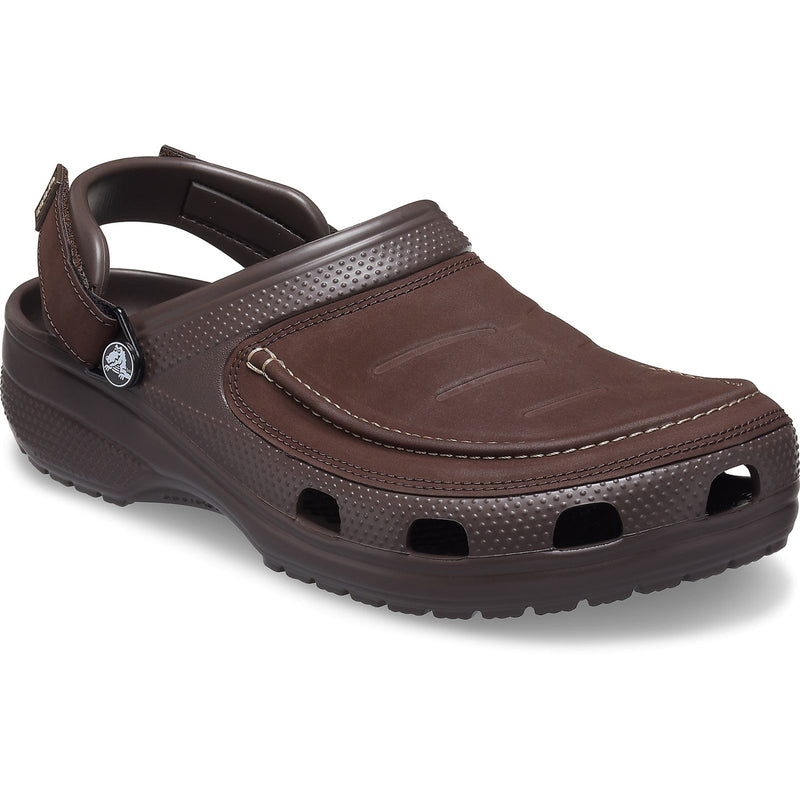 Men's Crocs Yukon Vista II Beach Shoes Adjustable Faux Leather Clogs with Secure Fit Lightweight, Flexible, Iconic Comfort Vegan Friendly