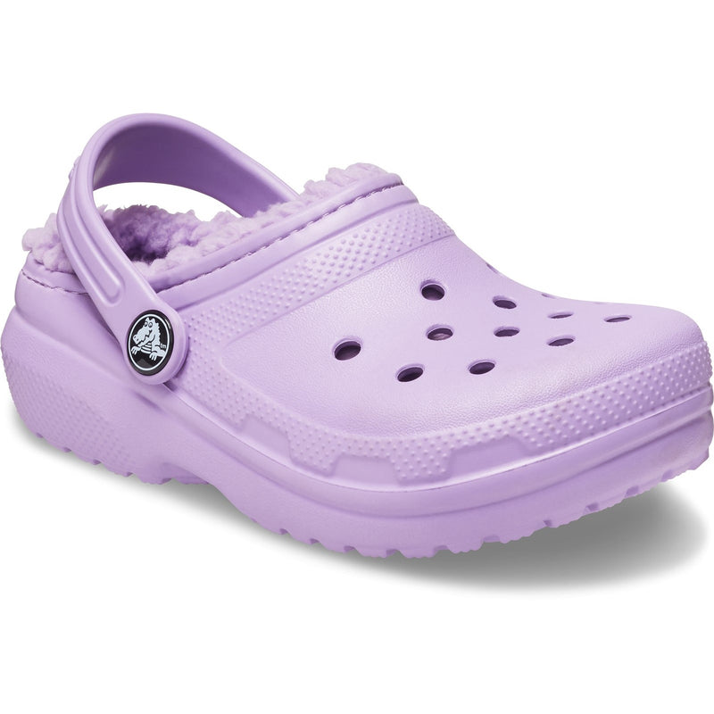 Crocs Toddler Classic Fuzzy Lined Kids Clogs