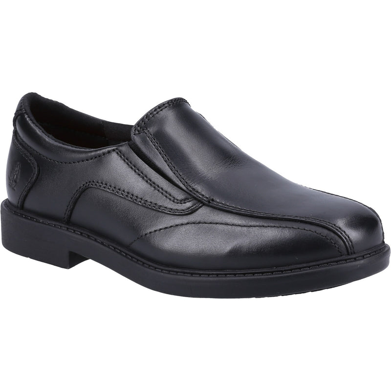 Hush Puppies Boys Toby Leather School Shoes