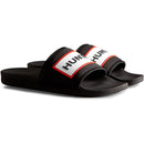 Hunter Men's Neoprene Logo Slides - Lightweight Water-Resistant Slides with Adjustable Strap and Comfortable EVA Footbed for Poolside Relaxation